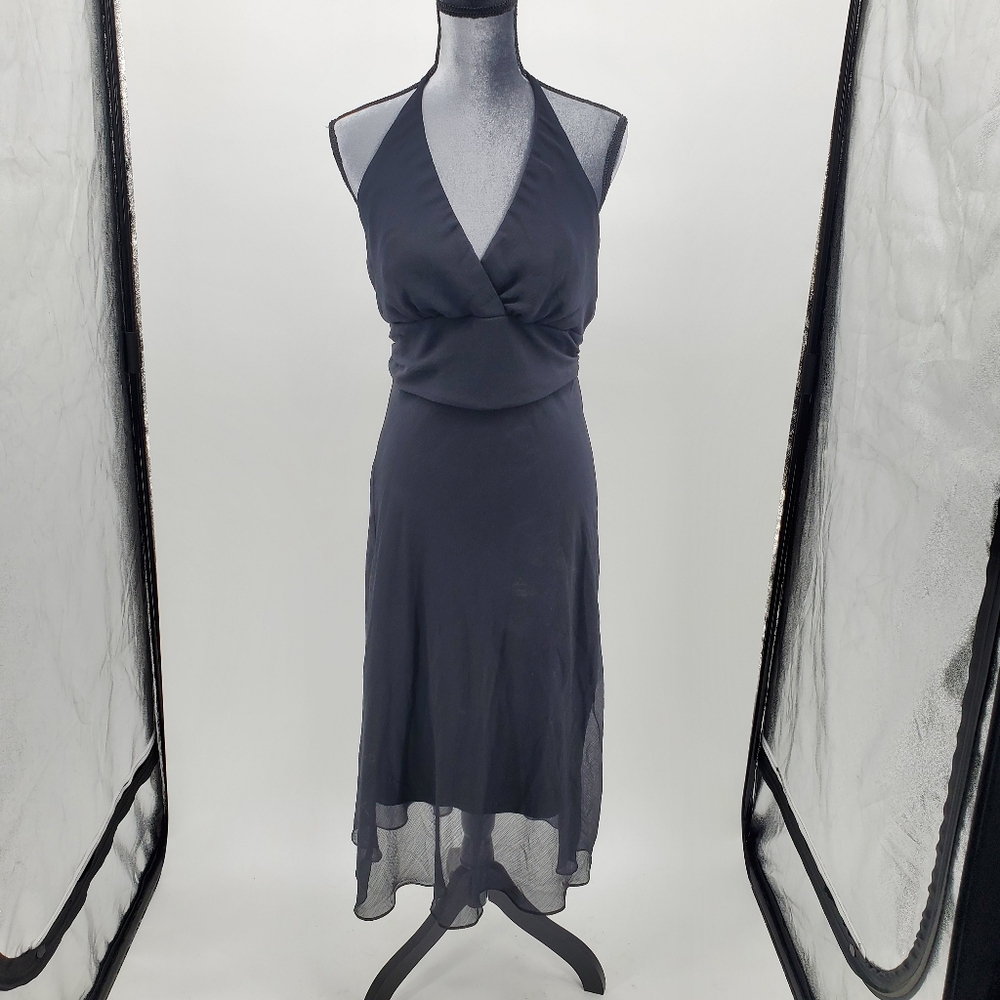 ♧♧ Rabbit Rabbit Rabbit Halter Neck Chiffon Dress Size 12 - Picture 9 of 9